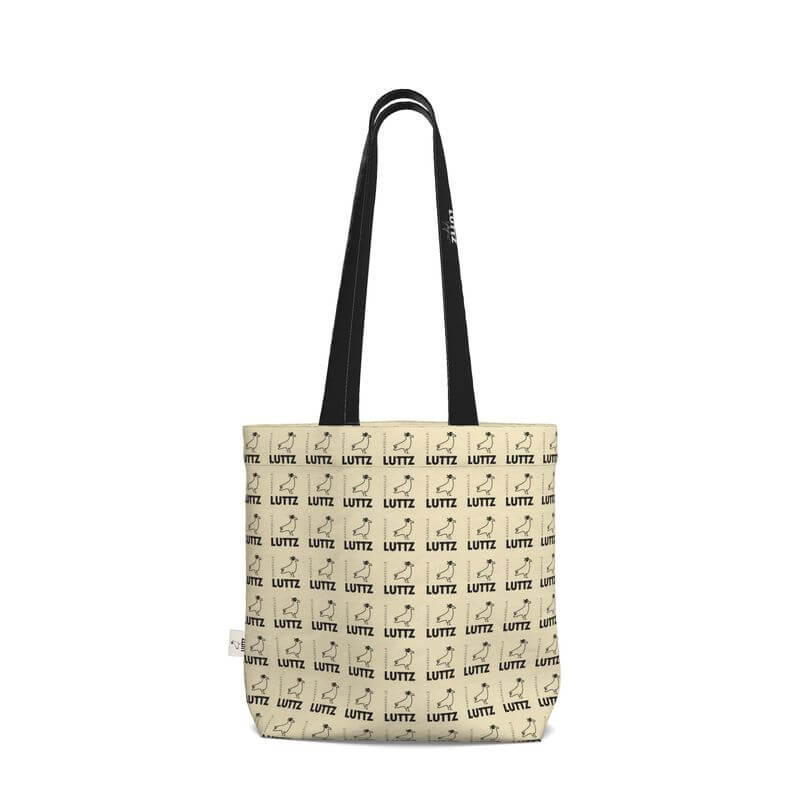 Luxury UNIQUA tote bag by LUTTZ, featuring unique fabric design, minimalist style, perfect for everyday use, inspired by Marseille.