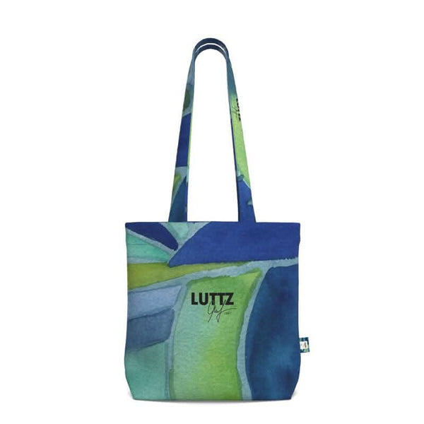 Luxury UNIQUA tote bag by LUTTZ, unique design inspired by Mediterranean art, perfect for daily use from Marseille.