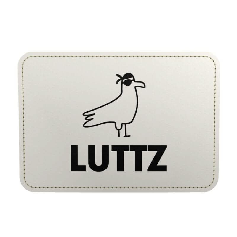 LUTTZ brand logo featuring a stylized bird illustration, showcasing modern and artistic design elements.