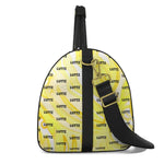 Luxury SUNSHINE LARGE leather bag by LUTTZ, featuring an original design and unique abstract patterns, ideal for travel and shopping.