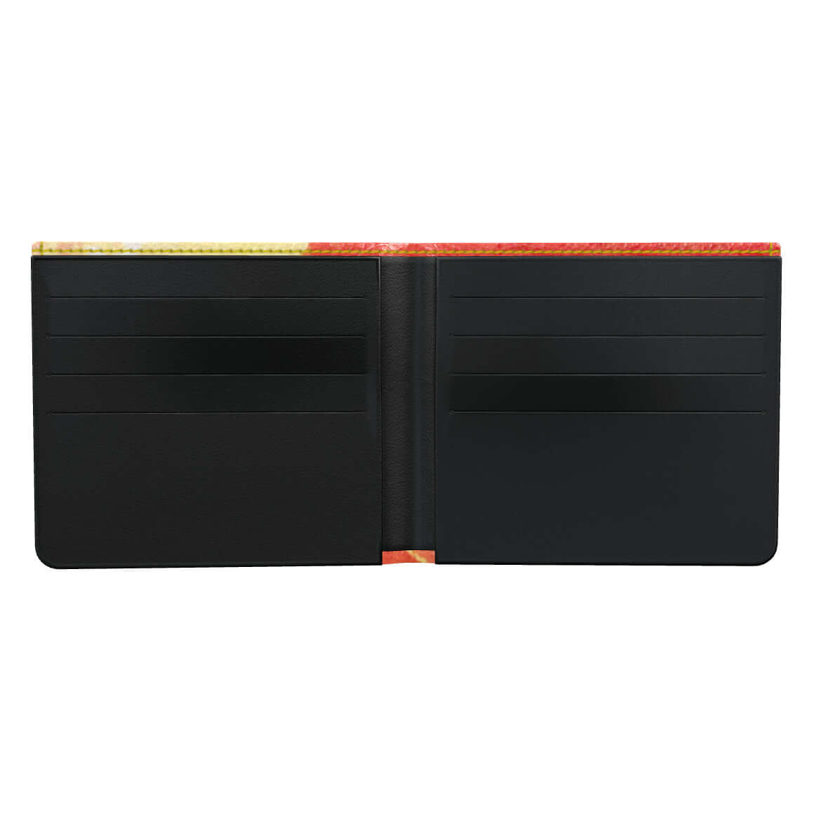 LUTTZ DESIGNER WALLET interior view showcasing card slots and practical design for storing money.