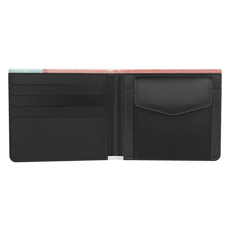 Inside view of SCALA DEI TURCHI LUTTZ DESIGNER WALLET, featuring card slots and a sleek design for practicality.