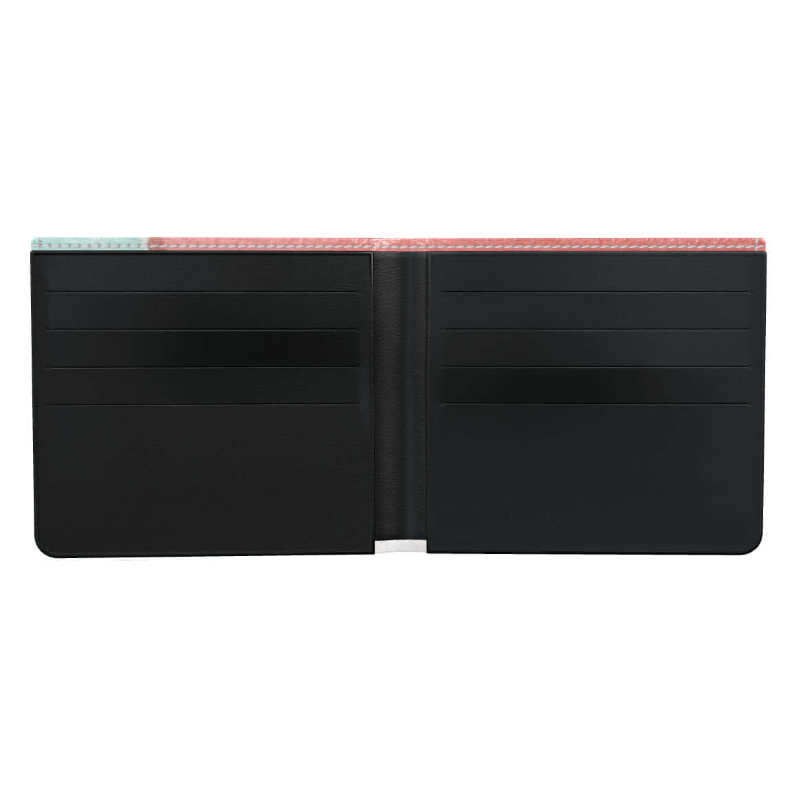 LUTTZ DESIGNER WALLET interior view with multiple card slots and sleek design for practical money storage.
