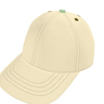 Elegant unicolor baseball cap from LUTTZ, luxury designer piece inspired by the Mediterranean and unique colors of the south.