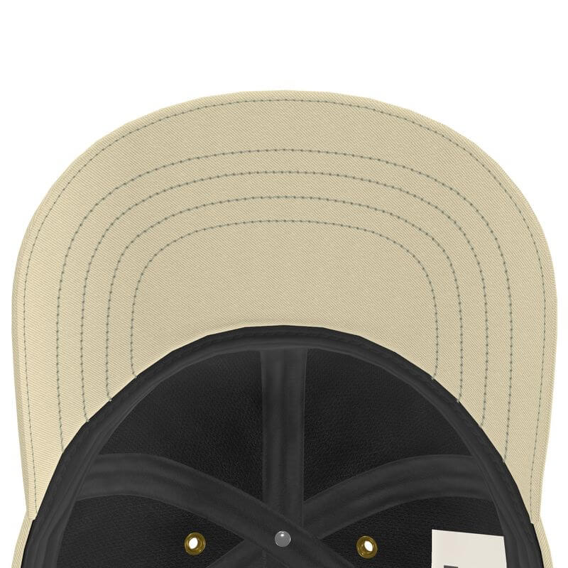Elegant unicolor baseball cap from LUTTZ, handcrafted with a minimalist design, inspired by the Mediterranean and Marseille.