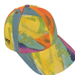 Luxury designer baseball cap by LUTTZ, featuring unique Mediterranean fabric design inspired by South of France.