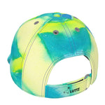 Luxury baseball cap with a vibrant Mediterranean fabric design, handcrafted, original, inspired by the south of France.