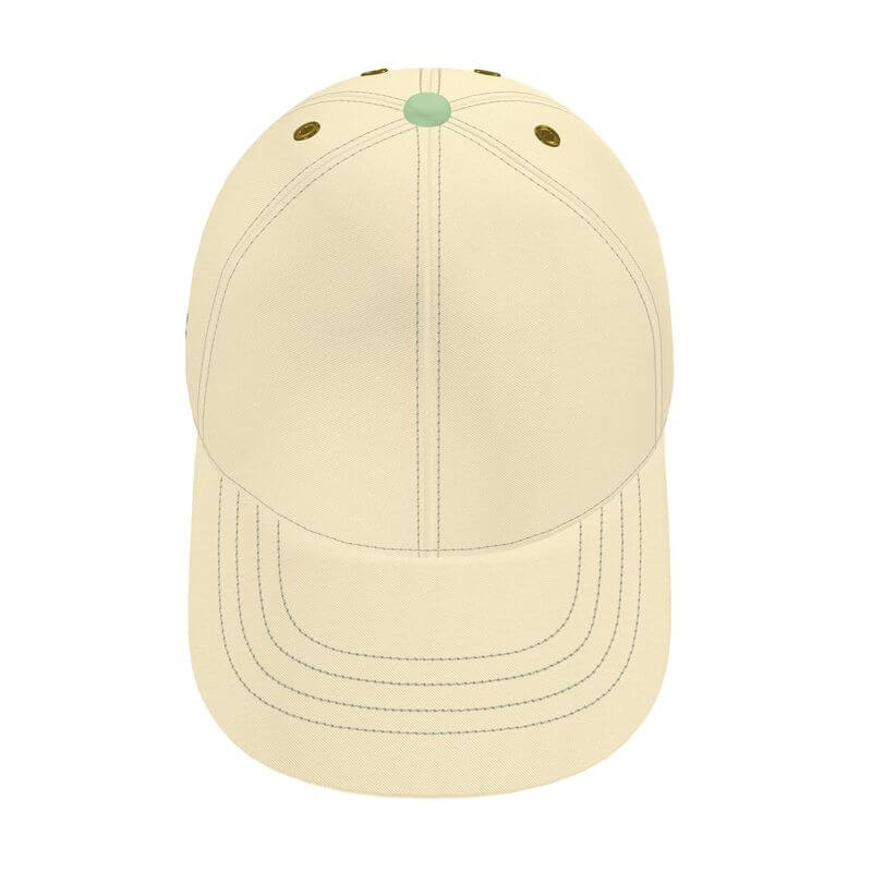 Unique luxury baseball cap from LUTTZ, inspired by the south of France, minimalistic unicolor design.