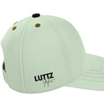 Luxury Urban Trendsetter baseball cap by LUTTZ, unique design like an abstract painting, a true art object.