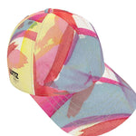LUTTZ Primavera baseball cap with unique Mediterranean fabric design, inspired by the South of France, an original designer piece.