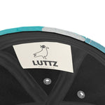 Interior view of LUTTZ's luxury baseball cap from Marseille with unique Mediterranean fabric design.